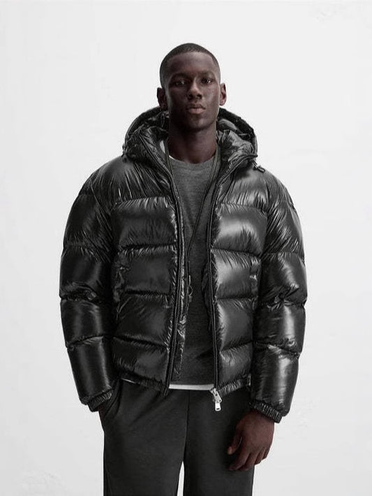 Puffer Jacket Black & Green